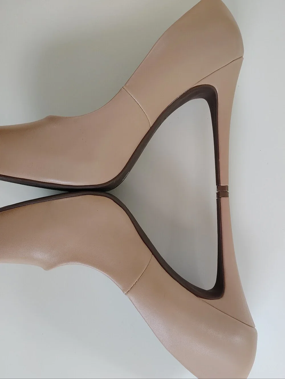 Jessica Simpson Nude Platform Pumps Stiletto High Heels Women's Size 8.5 - Picture 5 of 10